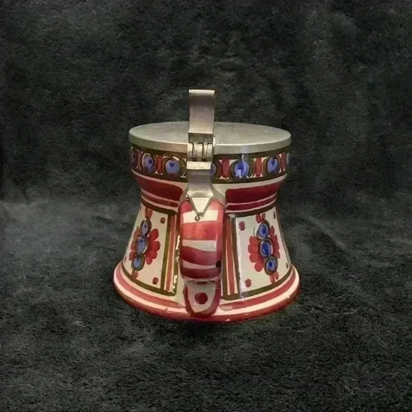 Vintage Germany Ceramic Beer Stein Rustic  
Decor Ceramic Beer Porringer - Picture 4 of 16